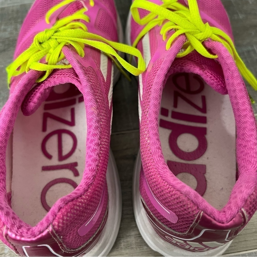ADIDAS Adizero Pink White Feather Sprint Frame Size 8.5 - Picture 12 of 16